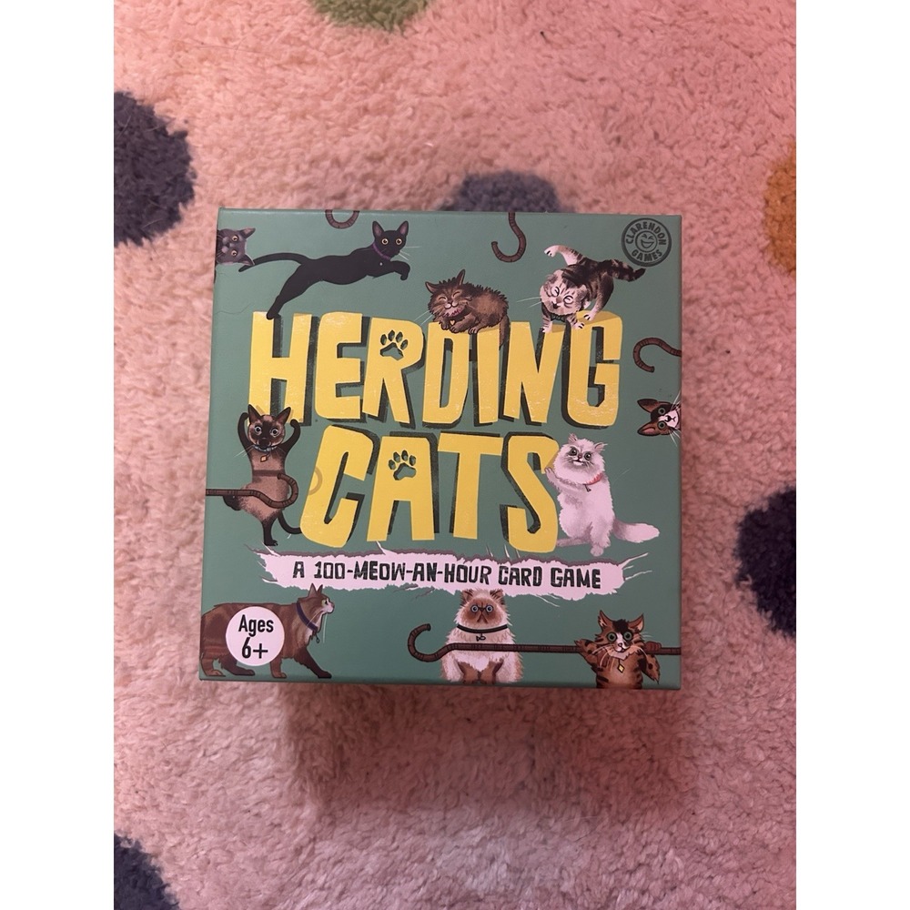 Clarendon Games Herding Cats Card Game 4-12 Players Ages 8-11 Animal Theme